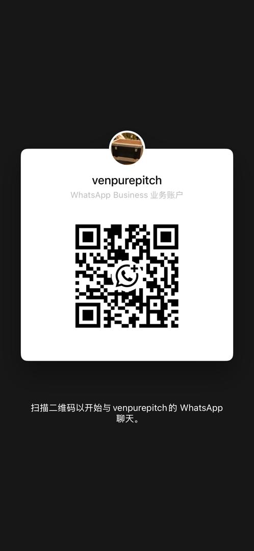 VenPurePitch WhatsApp QR code
